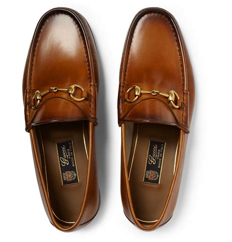 mens gucci loafers gold|gucci loafers men casual.